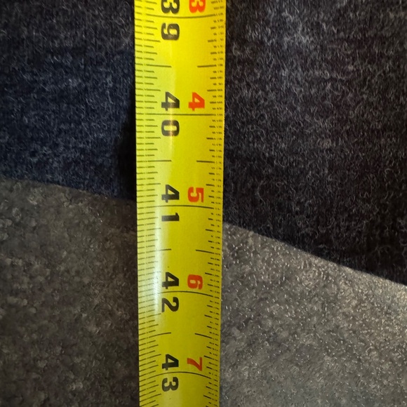 Blue cowl neck dress with zipper detail - Picture 9 of 9